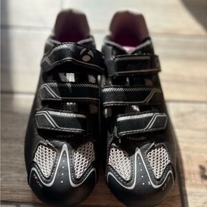 Bontrager Black and White Women's Cycling Shoes